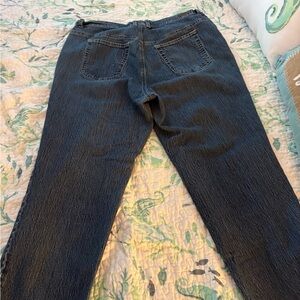 Gloria Vanderbilt Amanda Dark Blue Denim Jeans, like new!